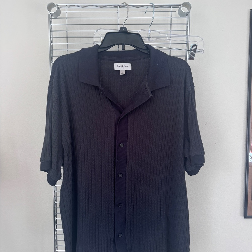 Goodfellow & Co Men's Dark Button Down Shirt